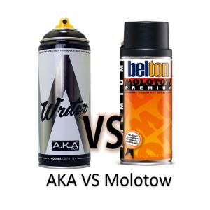 Spray aka colors vs molotow