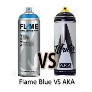 Spray Flame Blue vs AKA
