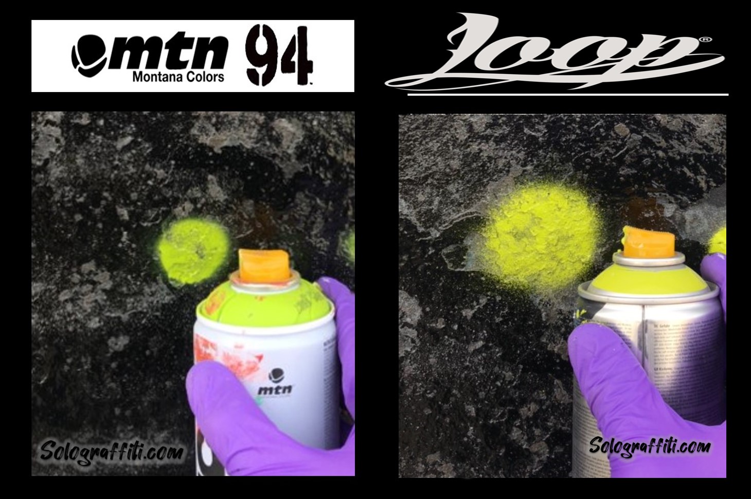 mtn94 vs Loop graffiti spray 